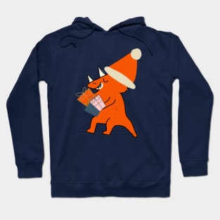 Christmas Dinosaur Hoodie